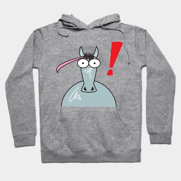 Funny Horse Hoodie by ShaderM